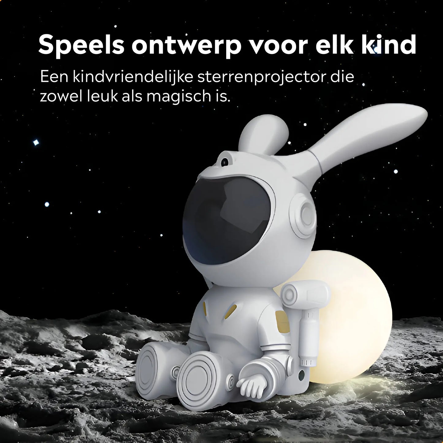 Beauve® Sterrenhemel Projector Moon Bunny voor Kinderen